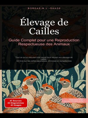 cover image of Élevage de Cailles